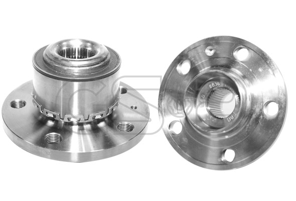 фото №9, 2x ступиця підшипник перед vw fox polo 9n 6r aw1 skoda fabia i 6y2