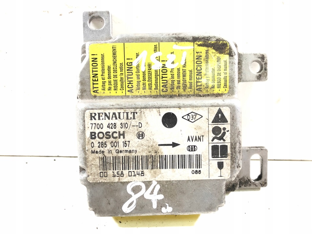 фото №1, Модуль датчик подушка безопасности do renault clio ii