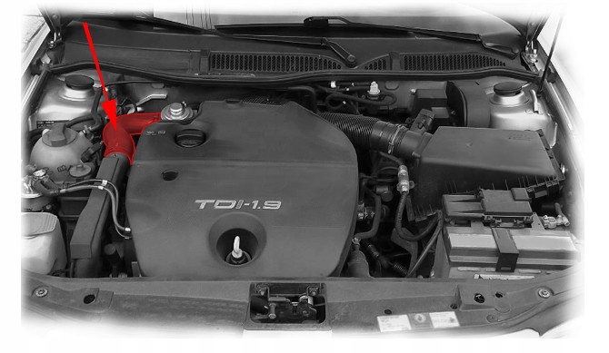 фото №2, Nowa труба інтеркулер wąż турбіни vw bora 1.9 tdi