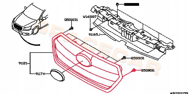 фото №3, Решётка радиатора решётка радиатора решётка хром новый subaru legacy 2014-2017