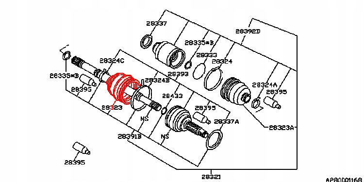 фото №3, Subaru impreza forester защита шарнир полуось zew