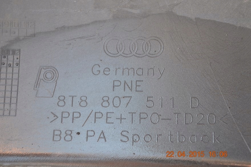 фото №6, Бампер задняя audi a5 sportback lift pdc 11- 8t 8t8