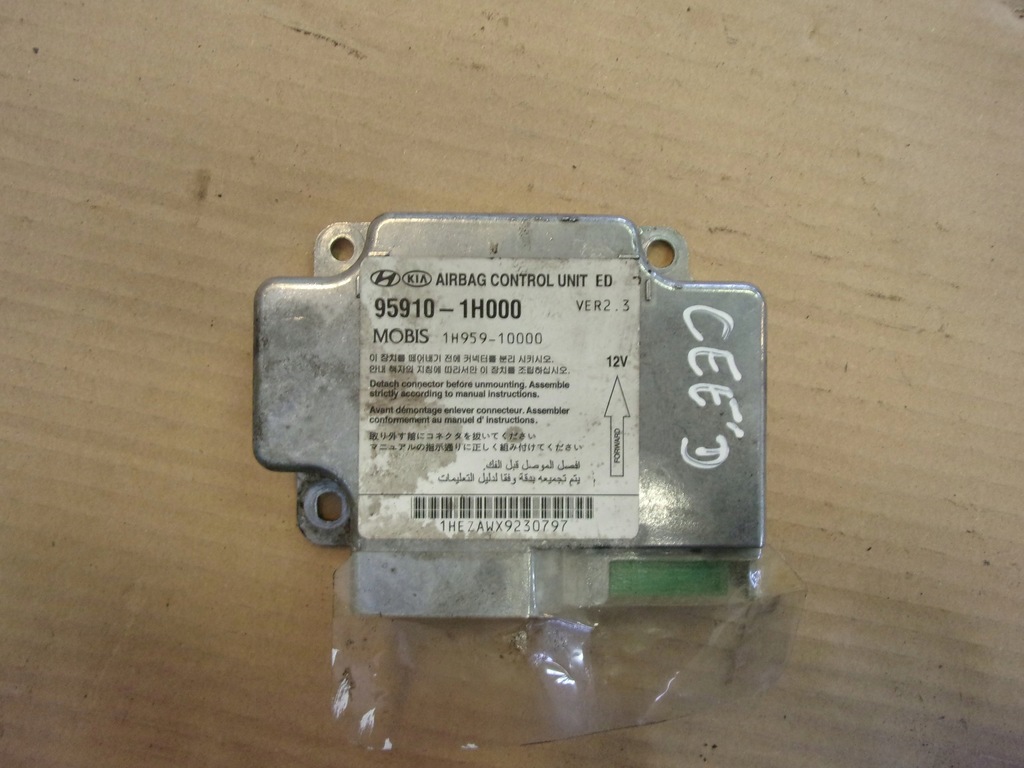 фото №1, Датчик модуль подушка безопасности kia ceed i 06- 95910-1h000 06-
