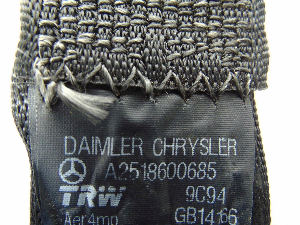 фото №2, Mercedes r klasa w251 pas безпеки правий задня