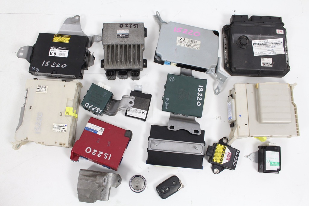 фото №1, Набор стартовый бортовой компьютер lexus is 220 2007