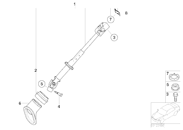 фото №4, Защита стойка mini r50 r52 r53 cooper one 1,4 1,6