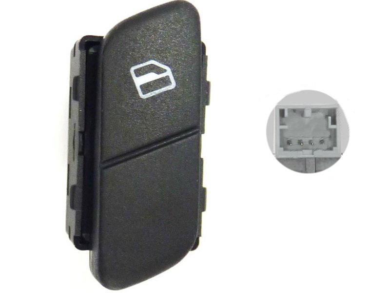 фото №1, Выключатель подъёма окон volkswagen polo 9n левый