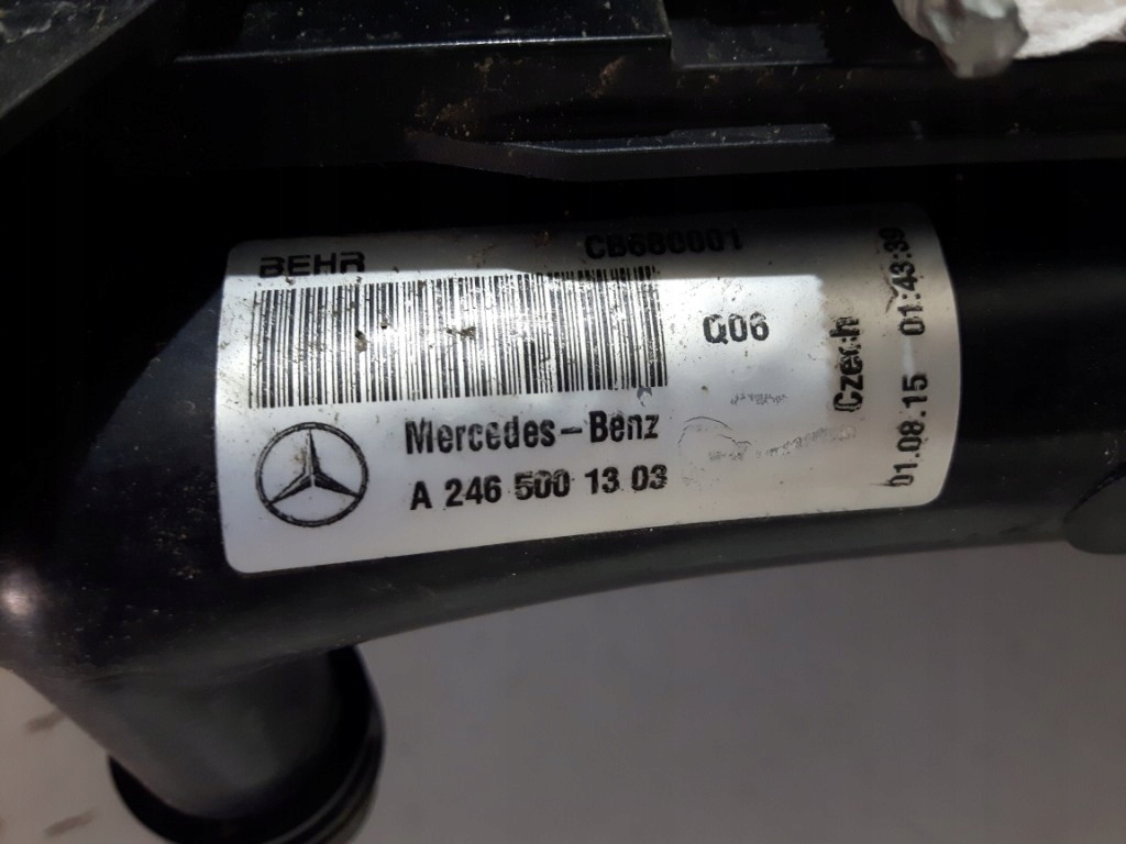 фото №8, Радиатор воды кондиционера mercedes a w176 b w246