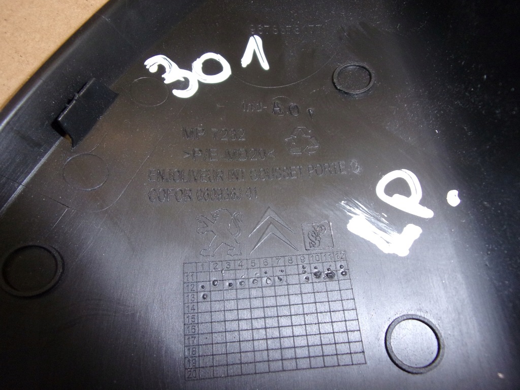 фото №7, Заглушка защита треугольник зеркало peugeot 301 2012-