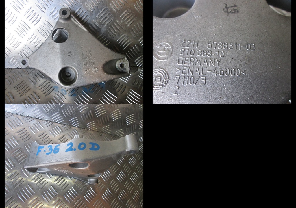 фото №1, Кронштейн bmw 4 f36 2,0d