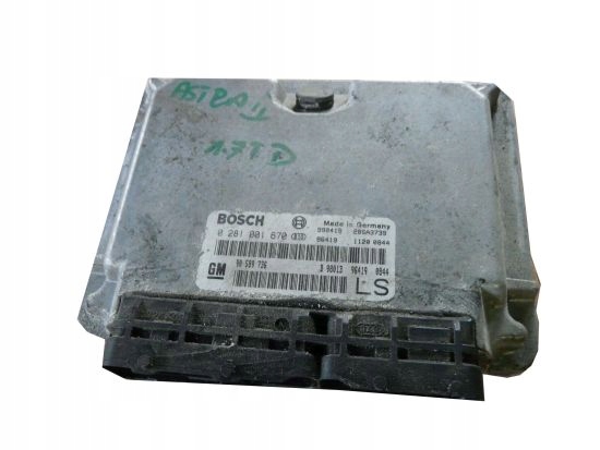 фото №1, Бортовий комп'ютер 0281001670 bosch astra 2 ii g 1.7 td