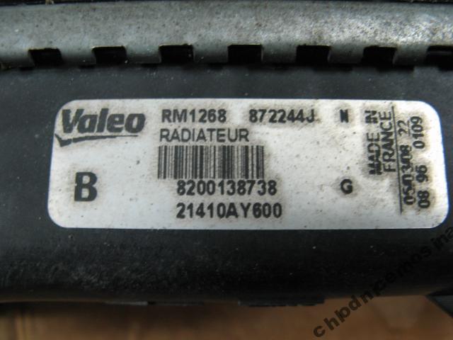 фото №2, Радиатор wody k12 renault clio 3 modus micra