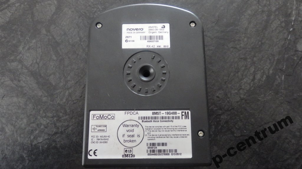 фото №1, Модуль bluetooth ford s-max focus 8m5t-19g488-fm