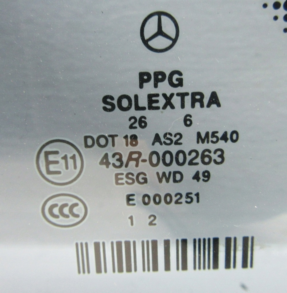 фото №2, Стекло кузовная левый задняя mercedes r-klasa w251