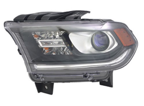 фото №1, Dodge durango 2014-2015 лампа фара левая lift bez led czarna