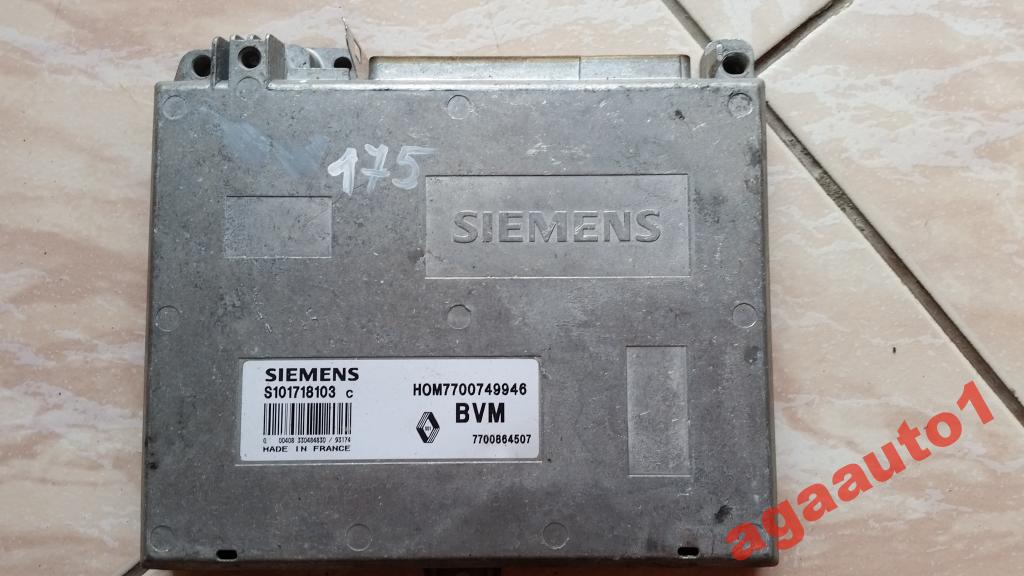 фото №1, Блок керування бортовий комп'ютер renault 19 s101718103c