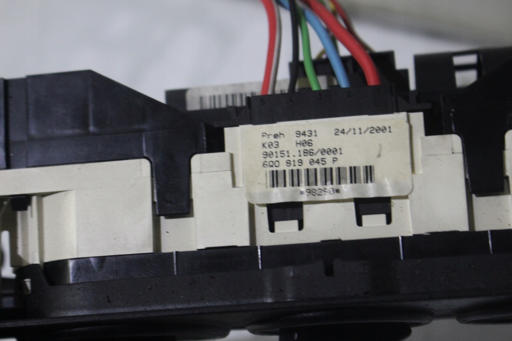 фото №6, Панель керування обдув vw polo iv 6q0819045p