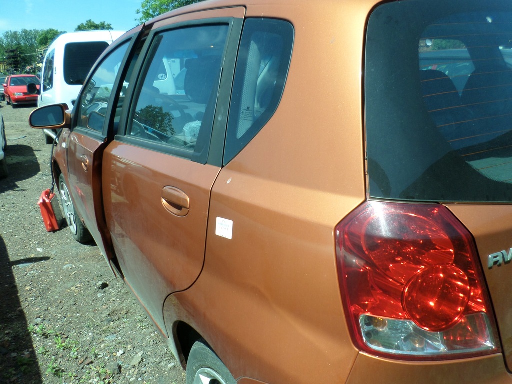 фото №5, Chevrolet aveo t200 04-08 hb 5d кришка багажника задня задня