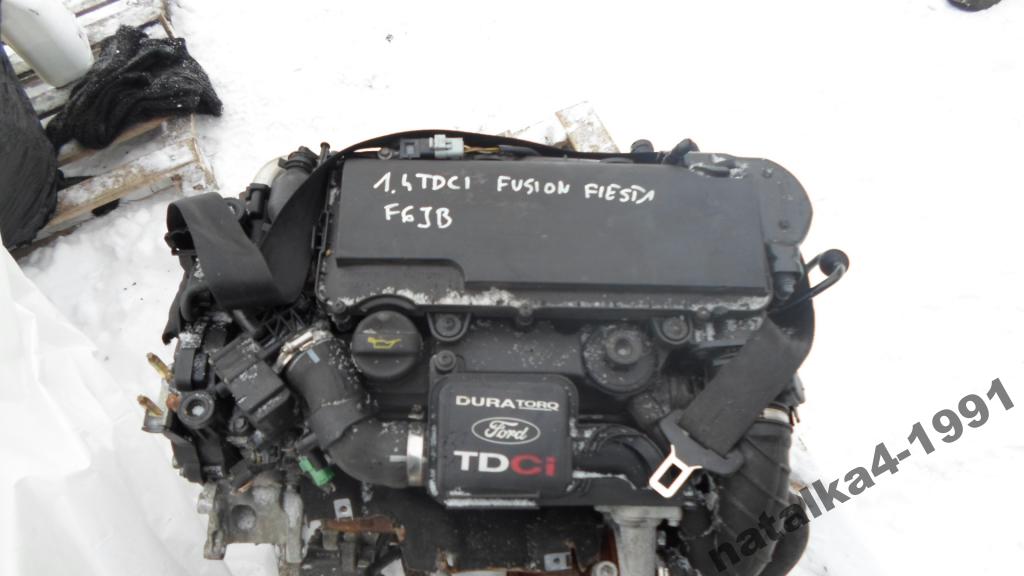 фото №1, Kompletny двигатель fiesta mk vi fusion 1.4tdci f6jb