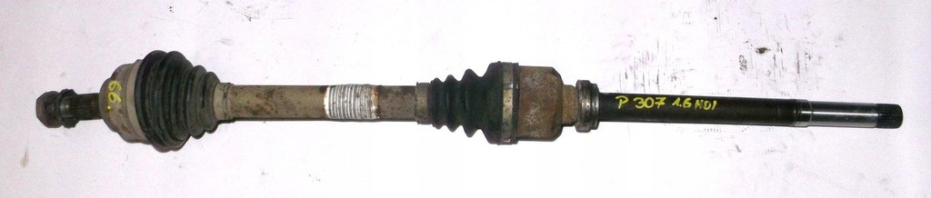 фото №1, Peugeot 307 05-08r 1.6 hdi привідний вал права довга