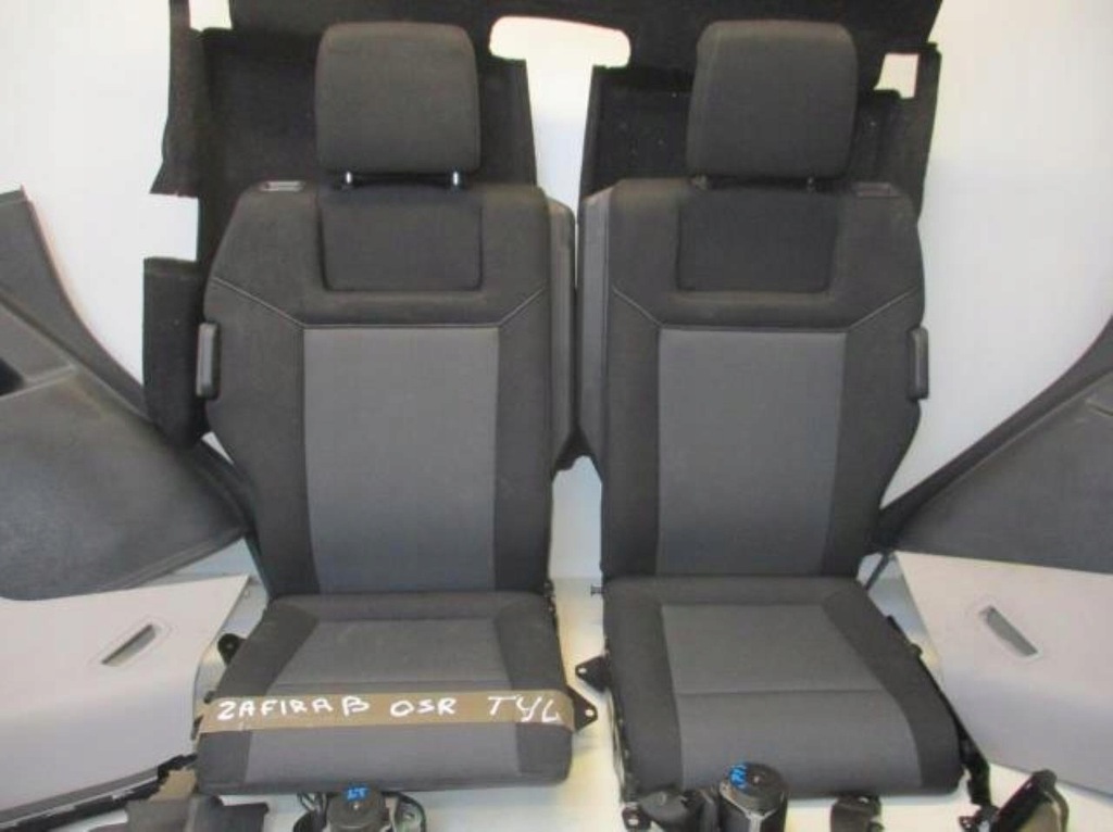 фото №2, Сидіння сидіння iii ряд ремені обшивки багажника zafira
