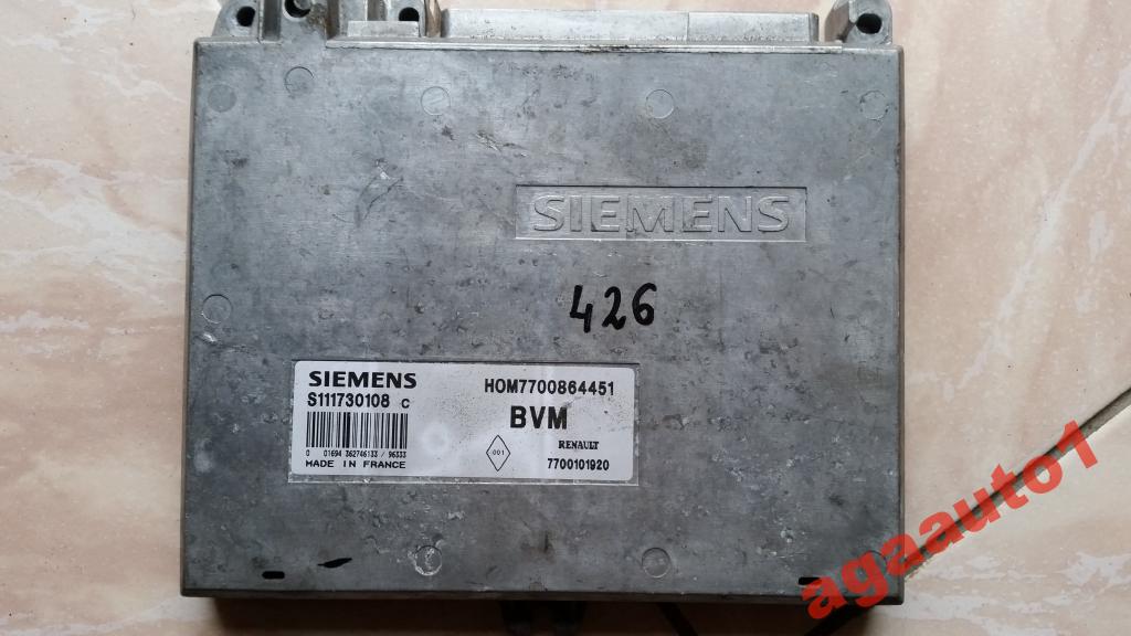 фото №1, Блок управления renault s111730108c