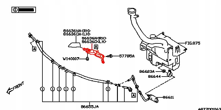 фото №2, Subaru legacy outback 09- омыватель фара