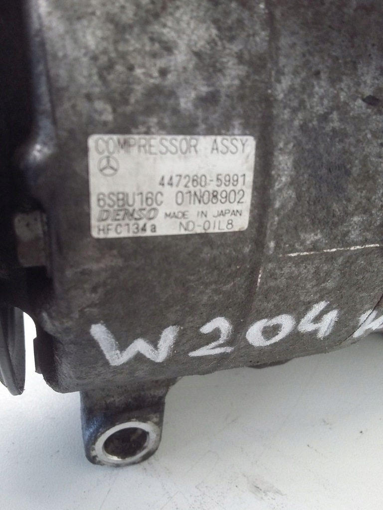 фото №6, Компрессор кондиционера mercedes w204 2,2 cdi