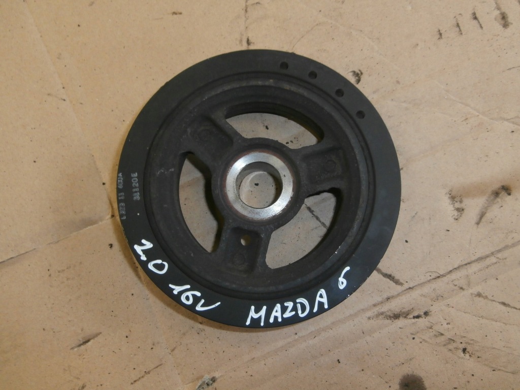 фото №1, Шкив коленчатого вала mazda 6 gg 2.0 b 16v 02- 3m6g-a