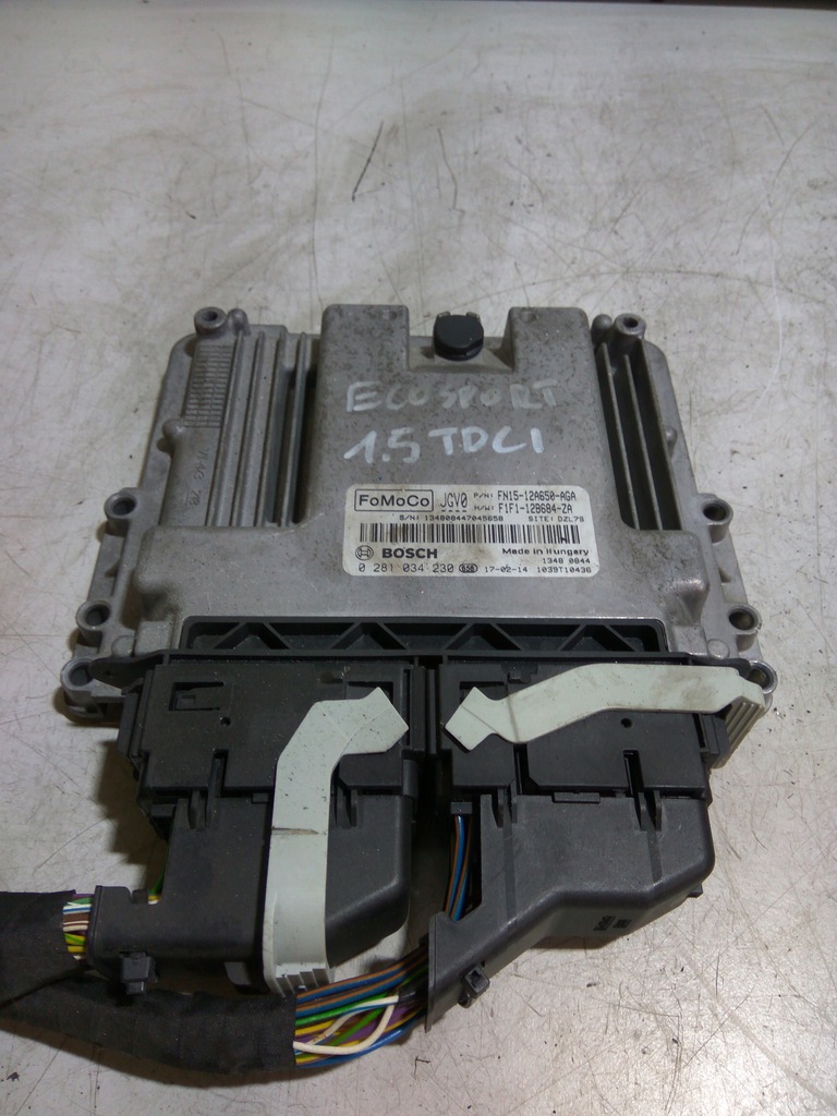 фото №1, Ford ecosport бортовой компьютер 1.5 tdci fn15-12a650-aga