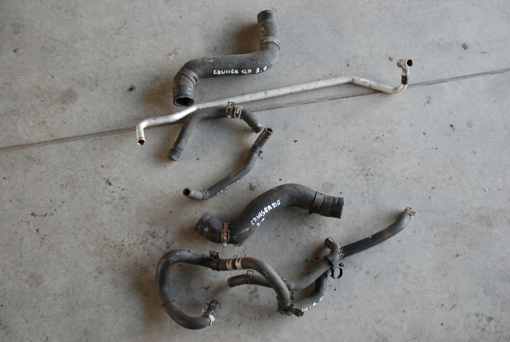 фото №1, Toyota land cruiser 120 3.0d d4d труба wąż wody