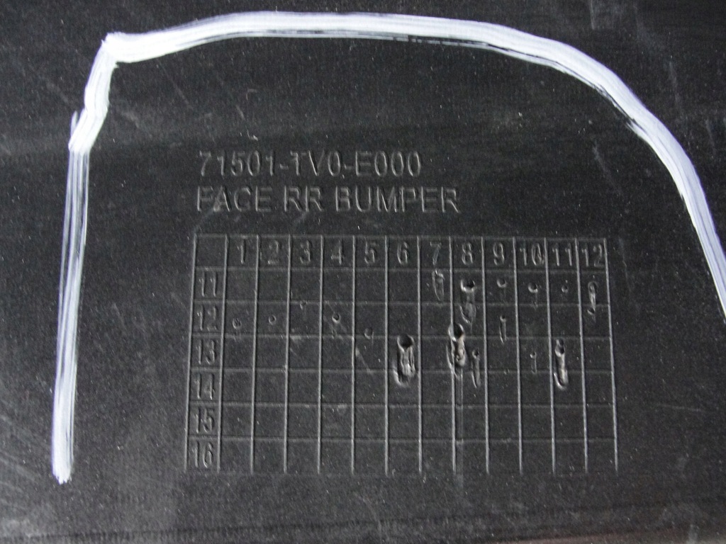 фото №8, Бампер задняя задний honda civic ix 4pdc 2011-