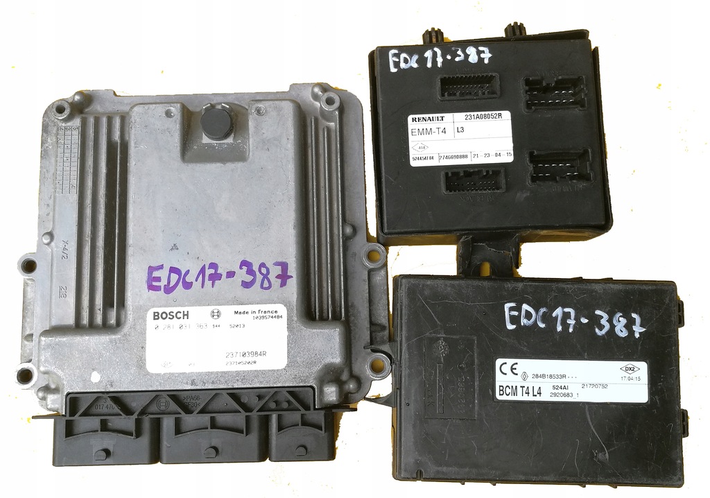 фото №1, Набір renault trafic vivaro 1.6dci 0281031363