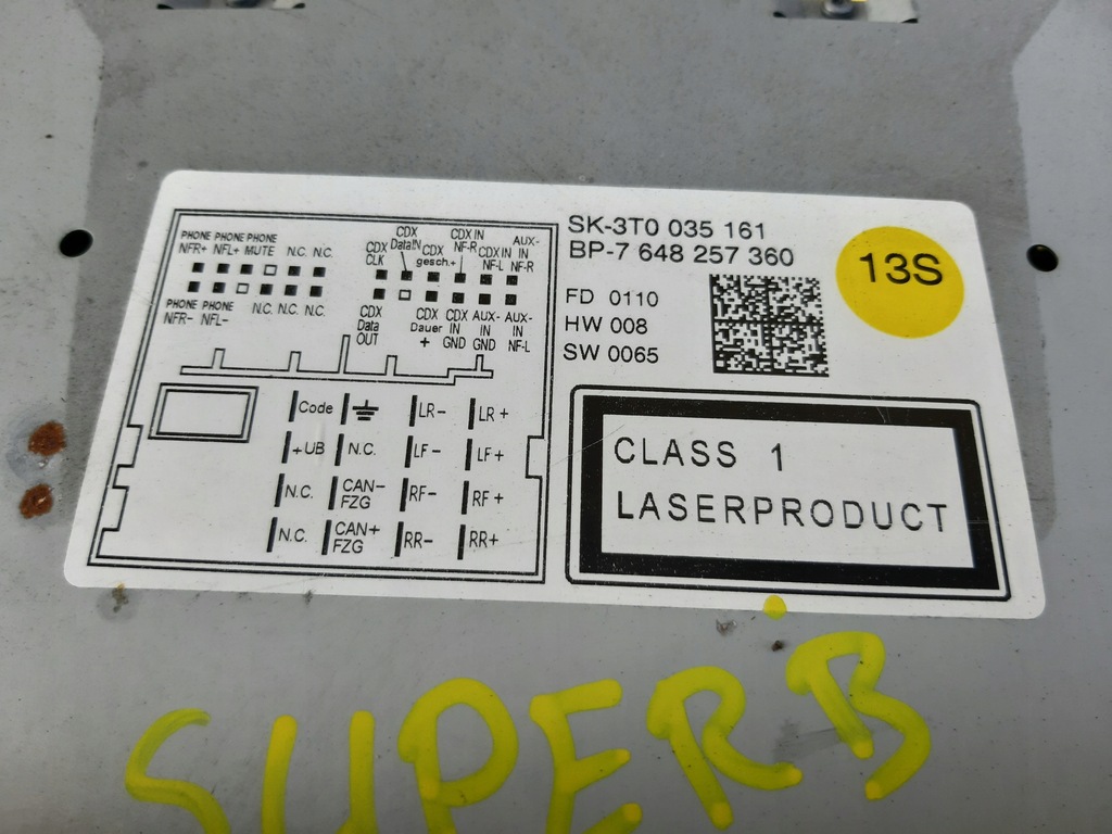 фото №2, Skoda superb ii радио cd заводской оригинал