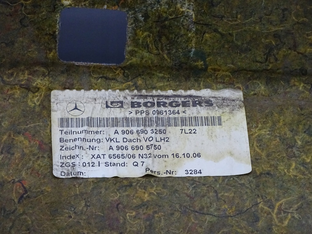 фото №5, Vw crafter i 06-16 стеля дах h2 середній a9066903250