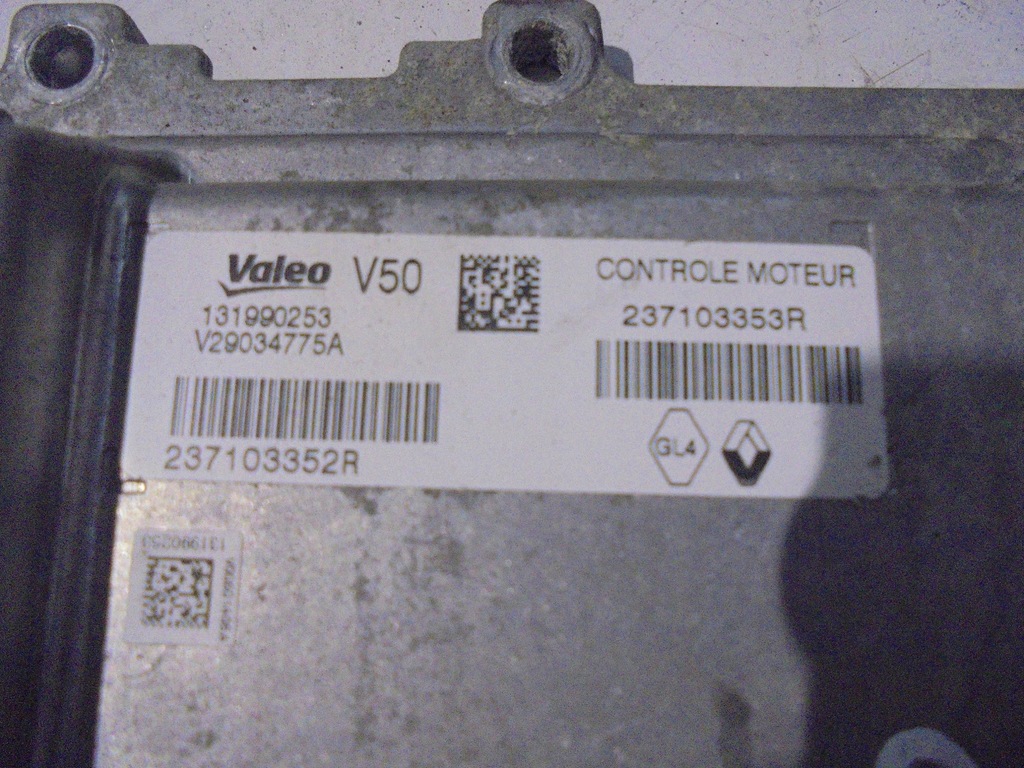 фото №2, Бортовой компьютер блок управления двигателя renault captur 0.9 tce