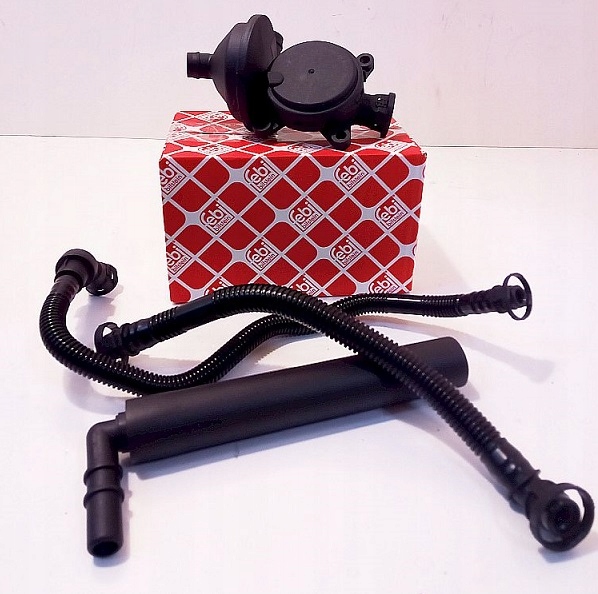 Вентиляція картера відповітрювач оливи комплект  febi bmw e46 316 318i Зі Шроту