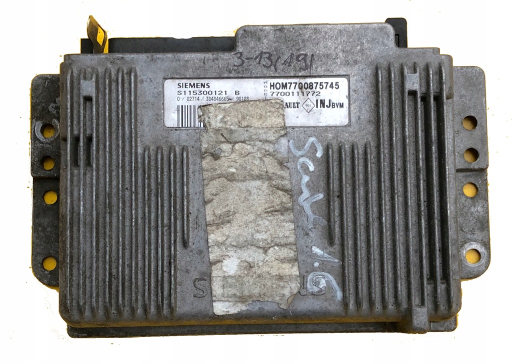 фото №1, Ecu renault scenic 1.6 s115300121b 7700875745