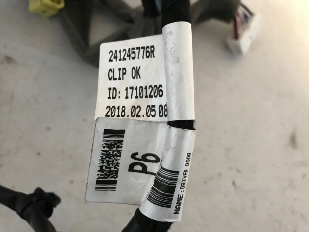 фото №4, Жгут электропроводка дверь левый перед koleos ii