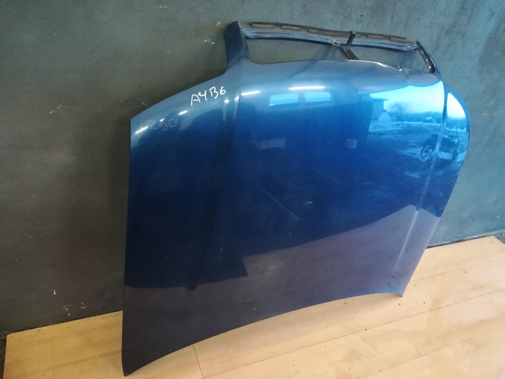 фото №1, Капот передня niebieska lz5c audi a4 b6