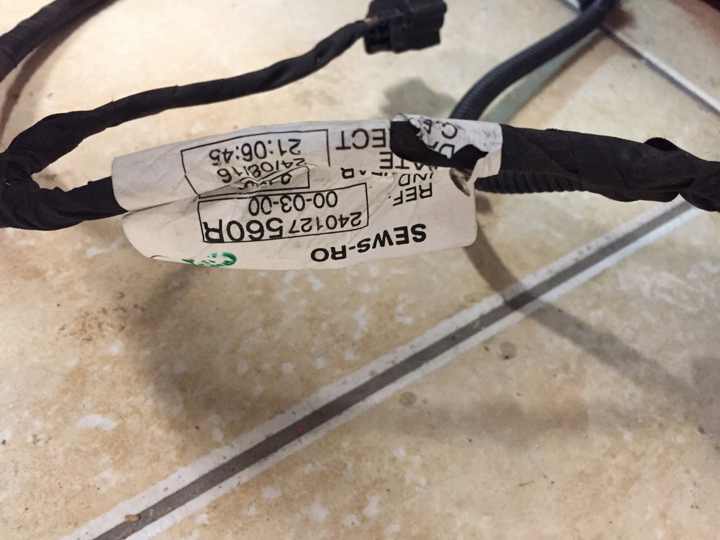 фото №5, Електропроводка двигуна kangoo iii 2016r 1,2 240127560r