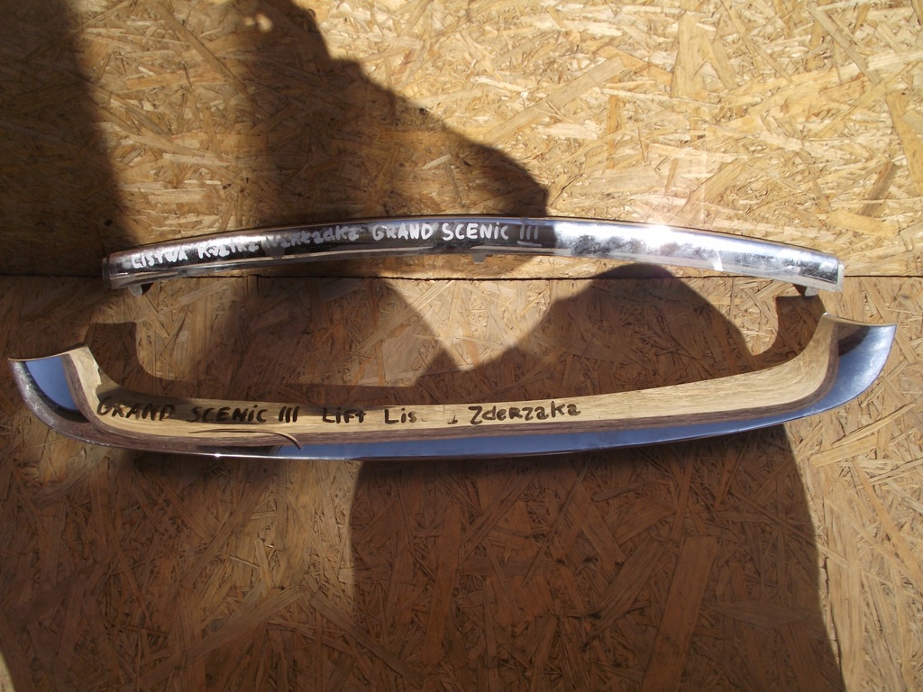 фото №2, Молдинг бампера хром renault scenic iii