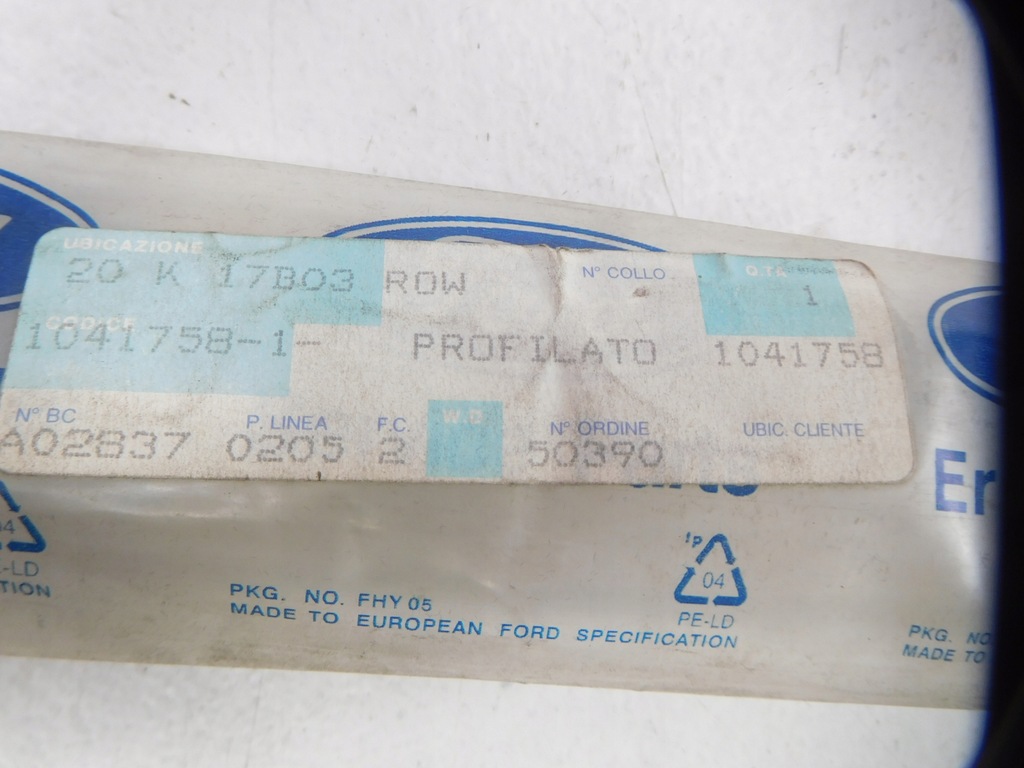 фото №6, Прокладка стекло дверь ford ka 1041758 97kgb20563