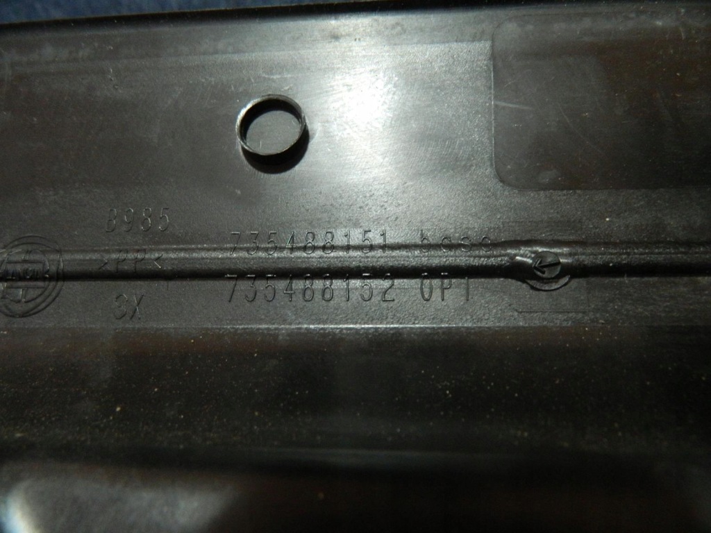 фото №5, Молдинг защита накладка внутренняя порог fiat punto evo / 2012 3d левая