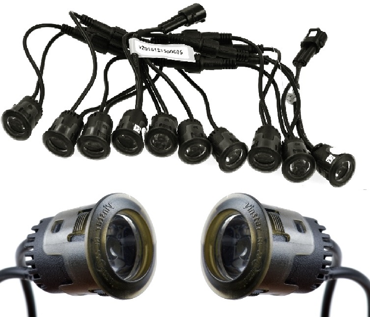 фото №1, Свет дневные led flex hella style oczka чёрные