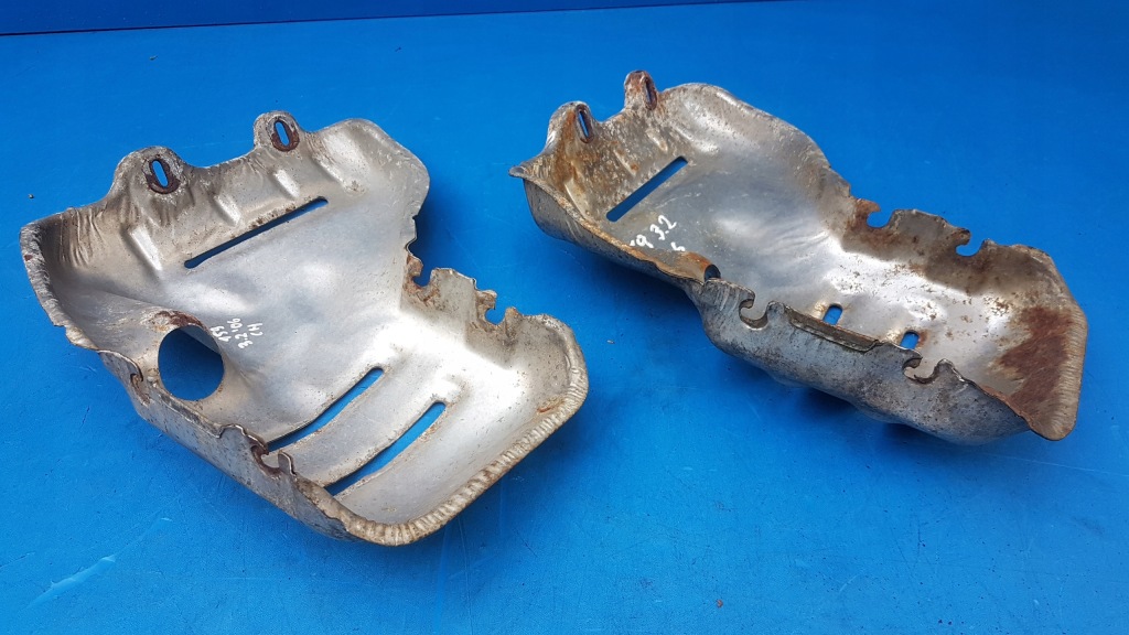 фото №12, 3x захист теплова каталізатора вихлоп колектор alfa romeo 159 brera 3.2