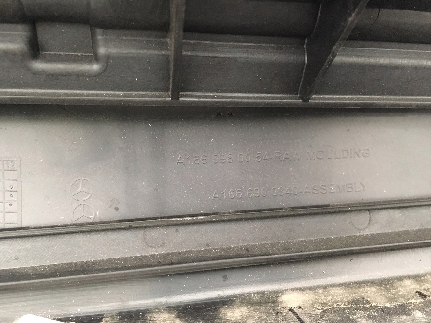 фото №7, Mercedes ml w166 15- молдинг порог a1666980354