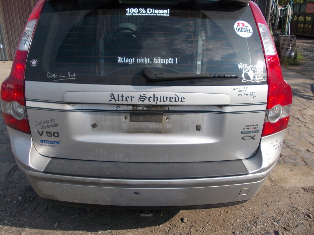 фото №6, Кришка багажника багажника volvo v50 04-12 lak. 426-26 kombi