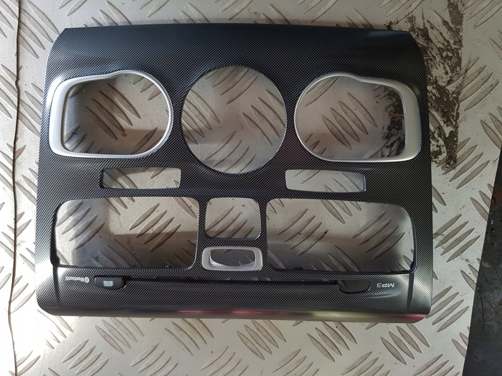 фото №1, Радио карбон рамка citroen c4 ii b7