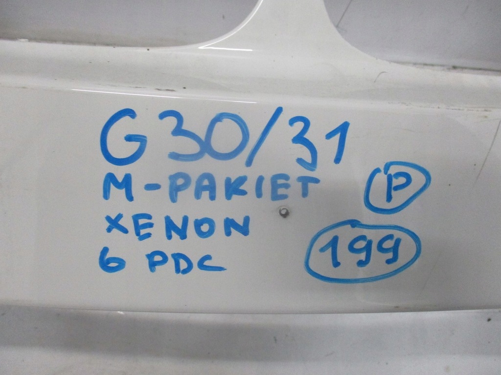фото №7, Бампер bmw 5 g30 g31 ксенон pdc m-pakiet голий